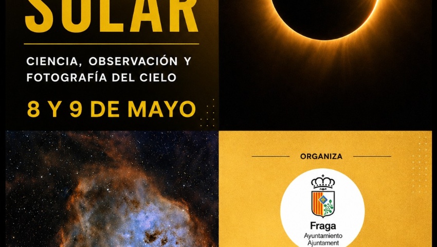 Fraga prepara dos jornadas de ciencia, observación y fotografía sobre el eclipse solar