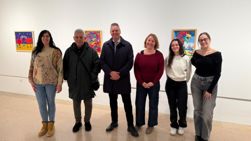 El Palacio Montcada exhibe la colección del Taller de Pintura de Asapme Huesca