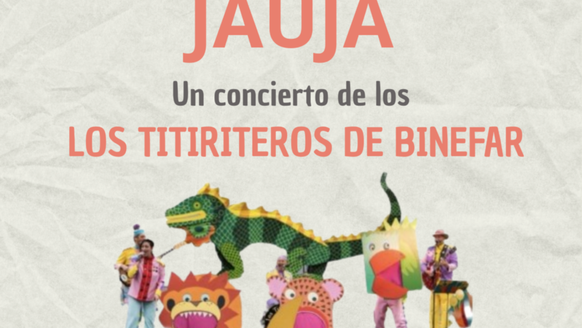 Titiriteros en el Día del Libro