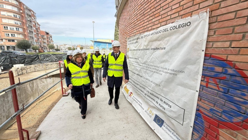 La consejera Tomasa Hernández visita Fraga