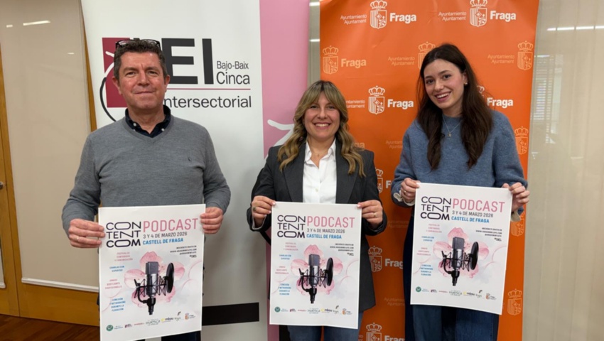 Fraga se convierte en la capital del Podcast con el ContenCom Podcast Festival Marketing y Territorio