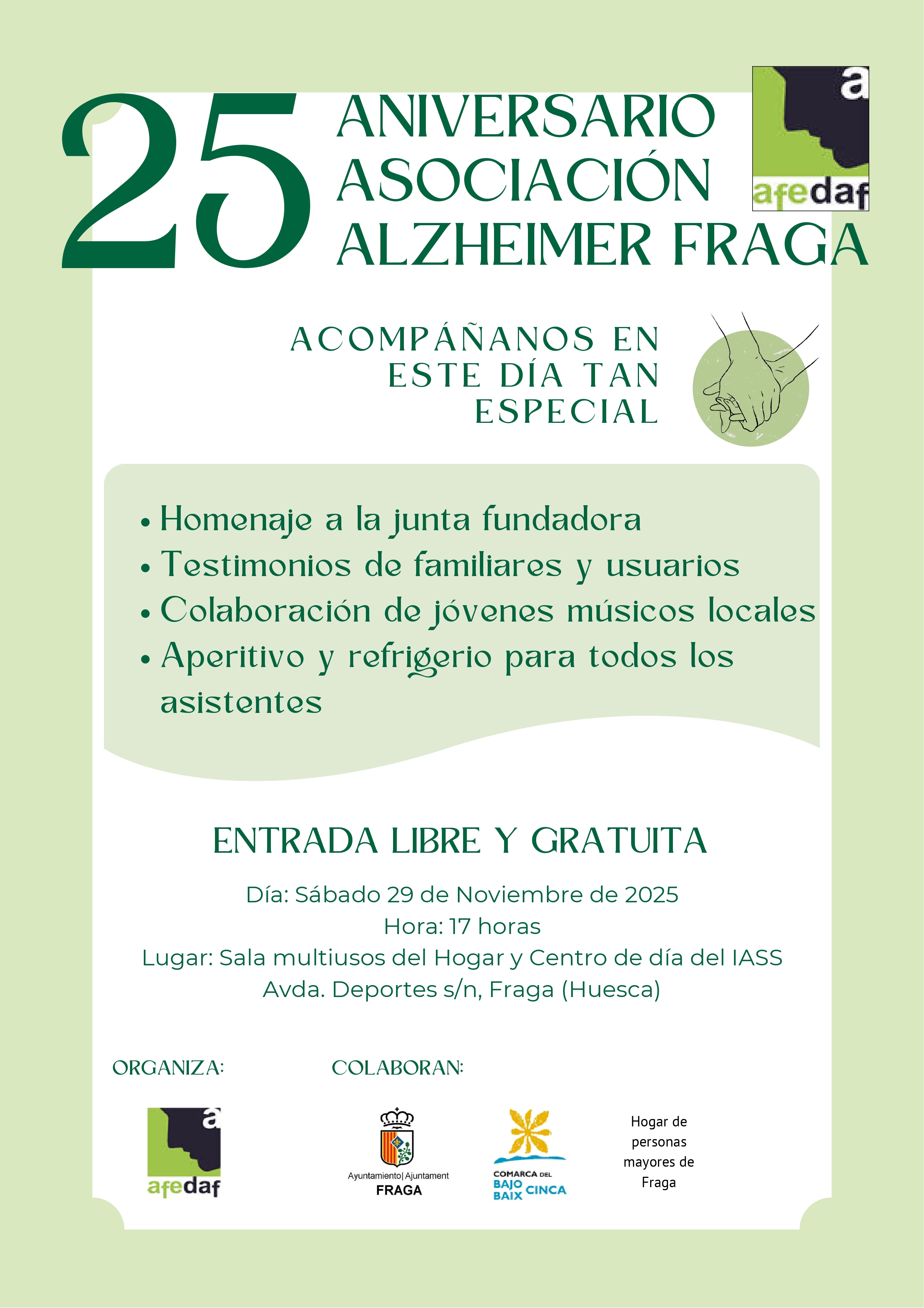 25 Aniversario de la Asociación Alzheimer Fraga