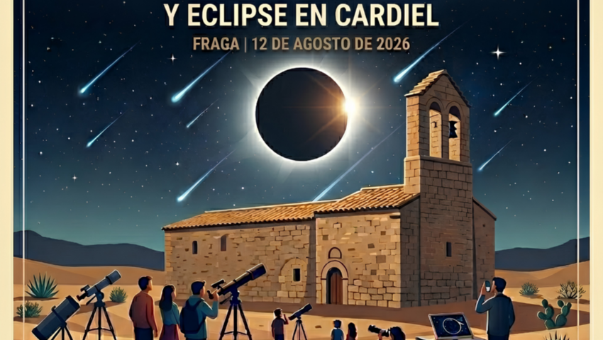 La observación del eclipse en Cardiel completa el aforo con 600 personas inscritas