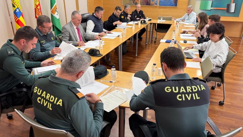 La Junta Local de Seguridad de Fraga ultima el dispositivo de La Faldeta 2025