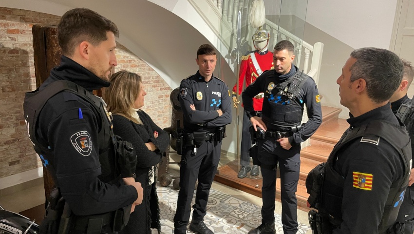 La Policía Local de Fraga refuerza el operativo aragonés en los territorios afectados por la DANA