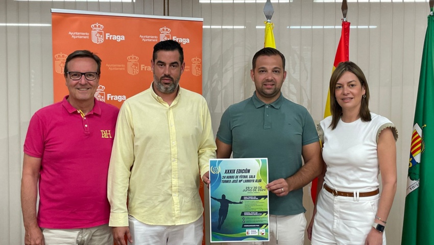 Fraga se prepara para una nueva cita con las 24 Horas de Fútbol Sala más longevas de Aragón