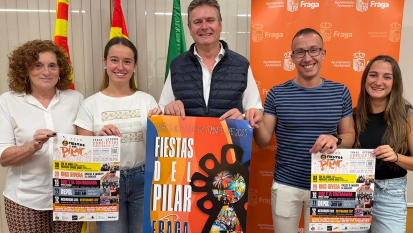 Ayuntamiento y Peña Fragatina presentan unas Fiestas del Pilar con más de 130 actividades