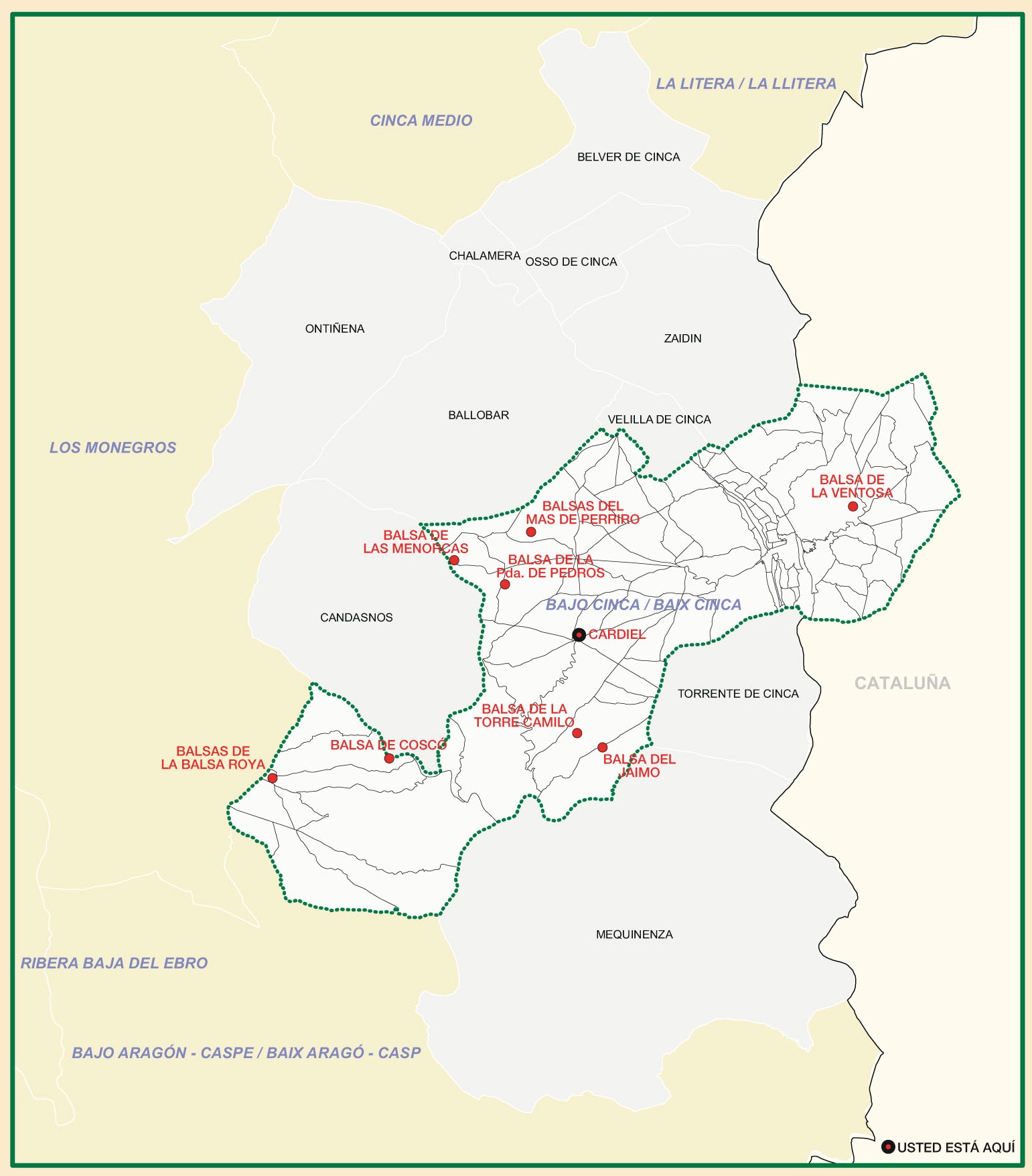 Ruta de las balsas