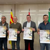Juan Carlos Longán, Alberto Pallarés, Ignacio Gramún y David Casanova en la presentación de la XIII 5K-10K Ciudad de Fraga