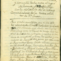 Acto de amojonamiento entre Fraga y Torrente de Cinca