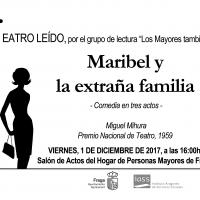 Cartel Teatro Leido