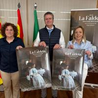 Cristina Canales, Ignacio Gramún y María José Barrafón durante la presentación de La Faldeta