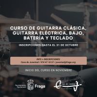 Curso Instrumentos Musicales Casa de Juventud