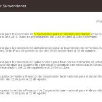 Subvenciones empleo