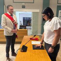 Drobolsava Georgieva toma posesión