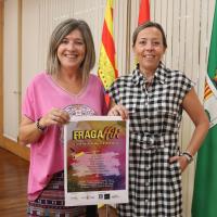 Marianto Beltrán y María José Barrafón en la presentación del FragaFfiti 2023