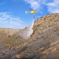 Incendio forestal entre Ballobar y Velilla de Cinca. Marzo 2016