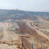 Obras del embalse de Valdepatao