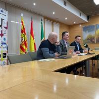 Rueda de prensa de presentación de la X Feria Aragonesa de Empresas Simuladas